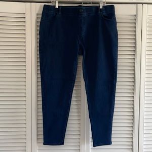 BetaBrand Skinny Leg 4-pocket denim pants, dark indigo